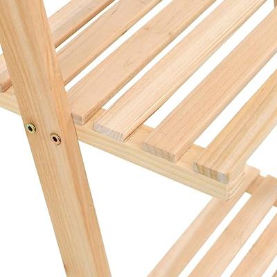 VidaXL Wandrek ladder 41,5x30x176 cm cederhout VidaXL Wandrek ladder 41,5x30x176 cm cederhout