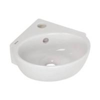 Hoekfontein Plieger Corner Keramiek 31.4x30 cm Mat Wit Zonder Overloop - thumbnail