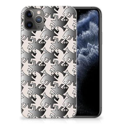 Apple iPhone 11 Pro Max | TPU Hoesje | Salamander Grey Apple iPhone 11 Pro Max | TPU Hoesje | Salamander Grey