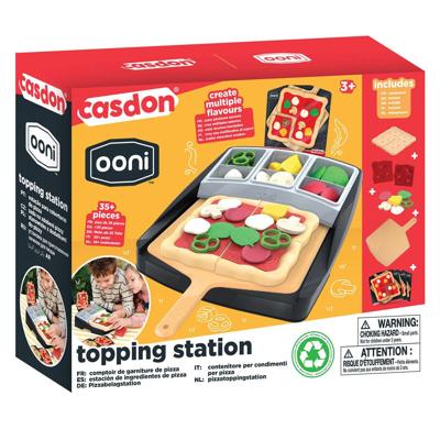 Casdon ooni speelgoed pizza beleg station speelset Casdon ooni speelgoed pizza beleg station speelset