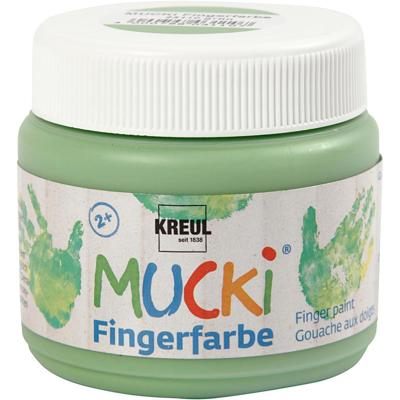 Creativ Company Mucki vingerverf groen, 150ml