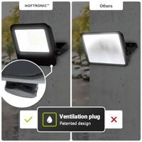 Luxor V2 LED Breedstraler - 50 Watt 8000 lumen - 160lm/W - IP65 waterdicht - 6500K daglicht wit licht - 5 jaar garantie - thumbnail