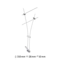 Paulmann Comet 12V-kabelsysteem lamp GU5.3 Chroom (mat) - thumbnail