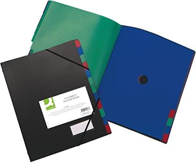 Q-CONNECT voorordner PP A4 12 vaks zwart