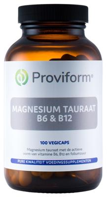 Proviform Magnesium tauraat B6 & B12 100 Vegetarische capsules