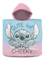 Disney Stitch Badponcho 60x120 cm Roze/Blauw - thumbnail