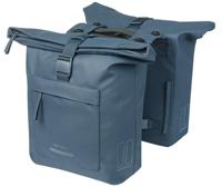 Dubbele fietstas Basil Brooklyn MIK 41L 14 x 30 x 37 cm - blauw - thumbnail