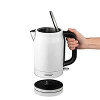 Cloer 4521 Hoogglans Waterkoker 1.7L 2200W Wit - thumbnail
