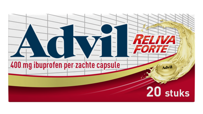 Advil Reliva Forte Liquid Capsules 400 mg - voor pijn en koorts