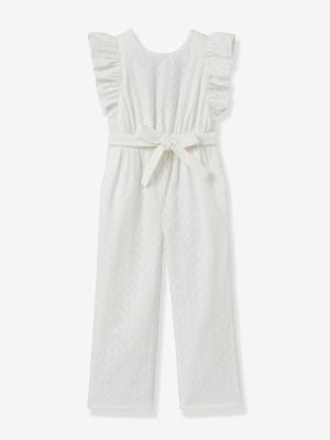 Jumpsuit voor meisjes Suzanne - CYRILLUS ecru Jumpsuit voor meisjes Suzanne - CYRILLUS ecru