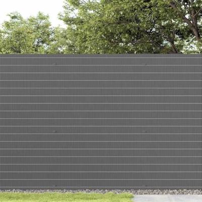 VidaXL Tuinhek dubbelzijdig grijs 1,8x3 m pvc