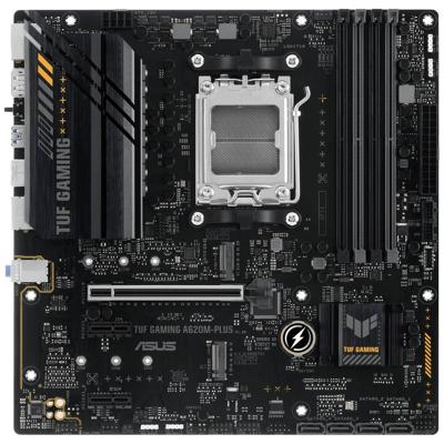 Asus TUF GAMING A620M-PLUS Moederbord Socket AMD AM5 Vormfactor Micro-ATX Moederbord chipset AMD® A620 Asus TUF GAMING A620M-PLUS Moederbord Socket AMD AM5 Vormfactor Micro-ATX Moederbord chipset AMD® A620