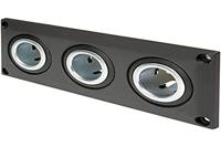 ProCar Einbausteckdose mit 3 Powersteckdosen Inbouwstopcontact met 3 powerstopcontacten Stroombelasting (max.): 20 A 12 V, 24 V - thumbnail