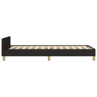 Bedframe zonder matras 80x200 cm stof zwart - thumbnail