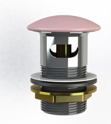 Pop-up Waste Bad Arcqua 1-1/2 Met Overloop Mat Roze Arcqua