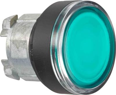 Schneider Electric ZB4BW3337 ZB4BW3337 Terugstelbaar (Ø) 22 mm Zonder markering Zwart, Groen 1 stuk(s)