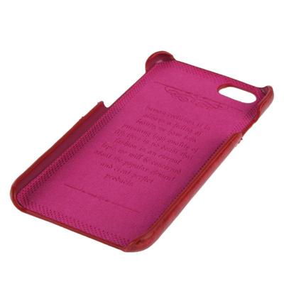 iPhone 6 & 6S Luxe retro stijl PU Leren back cover Hoesje met opbergruimte voor pinpassen (rood)