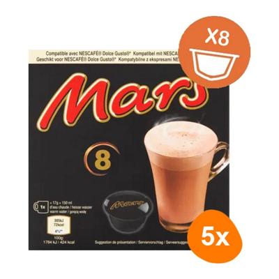 Mars - Warme Chocoladedrank (Dolce Gusto Compatible) - 5x 8 Capsules Mars - Warme Chocoladedrank (Dolce Gusto Compatible) - 5x 8 Capsules