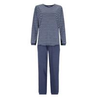 Hajo dames pyjama blauw met strepen - thumbnail