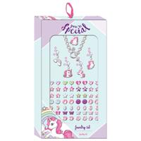 Kids Licensing Eenhoorn sieradenset met stickers - thumbnail