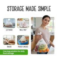 Eco Green Living Composteerbare diepvrieszakken 4 liter - 25 stuks - thumbnail