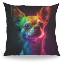 Kussen - Huisdier Portret - Chihuahua 1 Color - Pillow Buddies - thumbnail