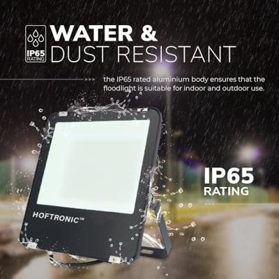 Luxor LED Breedstraler - 100 watt 16.000 Lumen (160lm/W) - Anti-verblinding - IK06 - 6400K daglicht wit - IP65 waterdicht - LED Schijnwerper