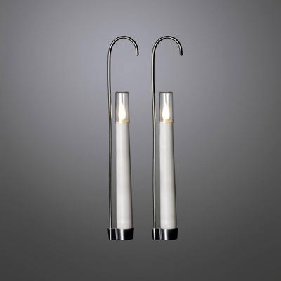 Konstsmide 1870-230 LED-kaars Set van 2 stuks Wit Warmwit Konstsmide 1870-230 LED-kaars Set van 2 stuks Wit Warmwit