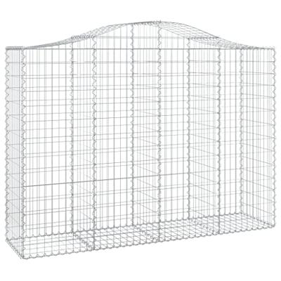 Schanskorven 40 st gewelfd 200x50x140/160 cm ijzer