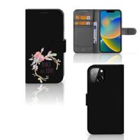 Apple iPhone 14 Leuk Hoesje Boho Text - thumbnail