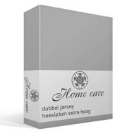 Dreamhouse Dubbel Jersey 220 gr. Hoeslaken Grijs 190/200 x 220/230 cm - thumbnail