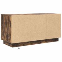 Tv-meubel met LED-verlichting 100x41x50 cm gerookt eikenkleurig - thumbnail