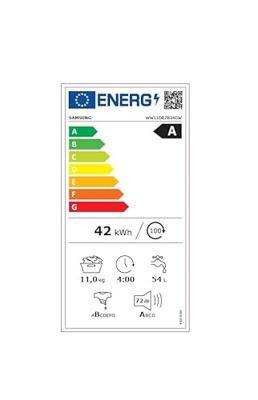Samsung WW11DB7B34GWU3 BESPOKE Wasmachine Wit