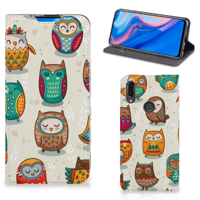 Huawei P Smart Z Hoesje maken Vrolijke Uilen - thumbnail