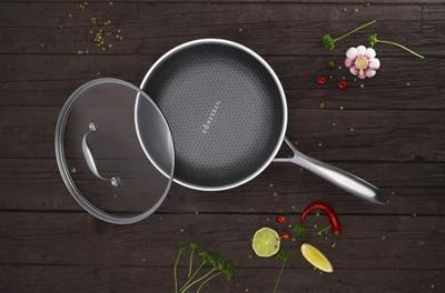 Kohersen Black Cube koekenpan 28 cm met deksel