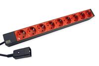 Bachmann 333.937 Stekkerdoos 19 inch Zwart, Rood Apparaatstekker C13/C14 1 stuk(s) - thumbnail