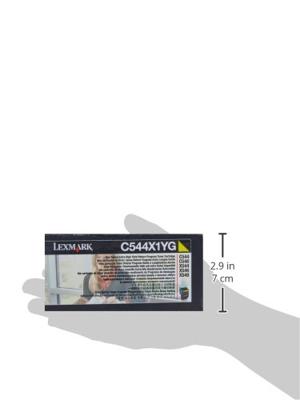Lexmark C544, C546, X544, X546 4K gele retourpr. cartr. Lexmark C544, C546, X544, X546 4K gele retourpr. cartr.