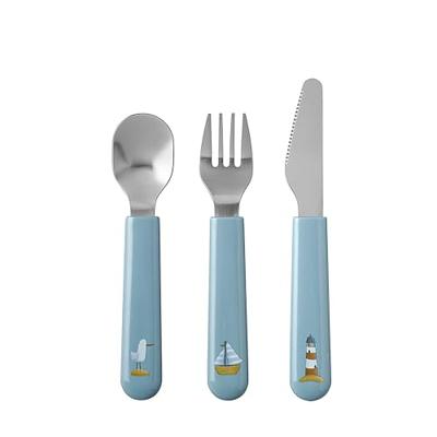 Mepal bestek little dutch sailors bay 3-delig blauw