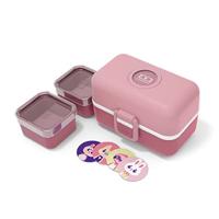 Kinderlunchbox - MONBENTO - 3 vakken - BPA-vrij - MB Tresor Rose Blush - thumbnail