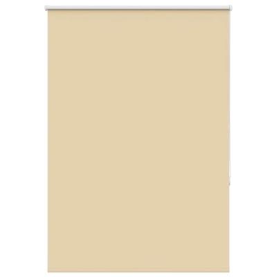 VidaXL Rolgordijn verduisterend 110x130 cm stofbreedte 105,7 cm beige VidaXL Rolgordijn verduisterend 110x130 cm stofbreedte 105,7 cm beige