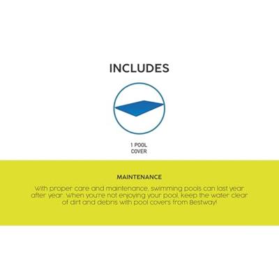 Bestway 300x201cm Pool Cover afdekzeil