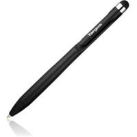 2 in 1 - Stylus  balpen voor mobiele telefoon, tablet - zwart - thumbnail