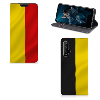 Honor 20 | Huawei Nova 5T Standcase Belgische Vlag Honor 20 | Huawei Nova 5T Standcase Belgische Vlag