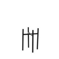 Mica Decorations Pothouder ascot h25cm zwart - thumbnail