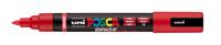 Uni Posca brushmarker pc5br rood - brushpunt 1-4 mm - thumbnail