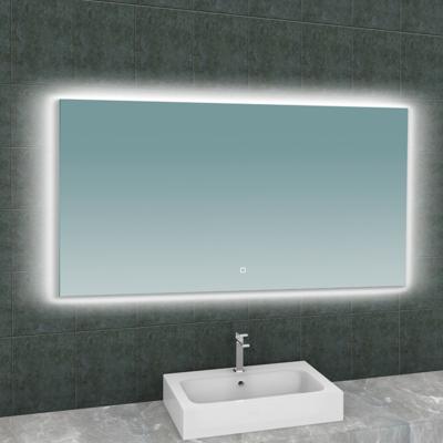 Badkamerspiegel Soul | 140x80 cm | Rechthoekig | Indirecte LED verlichting | Touch button | Met verwarming Badkamerspiegel Soul | 140x80 cm | Rechthoekig | Indirecte LED verlichting | Touch button | Met verwarming