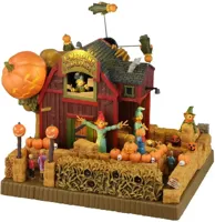 Lemax a-maze-ing pumpkin patch bewegend huisje Spooky Town 2024 - thumbnail