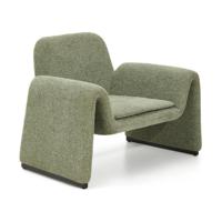 Kave Home Melvia fauteuil chenille Groen - thumbnail