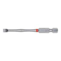 KS Tools 918.3355 Gleuf-bit 4 mm S2-staal Vernikkeld E 6.3 1 stuk(s) - thumbnail