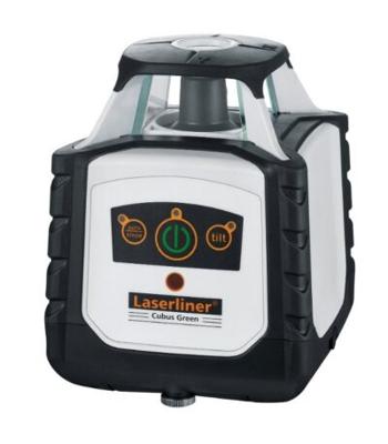 Laserliner Cubus G 210 S | Set | Groene Rotatielaser | Licht-statief 150 cm | Telescopische nivelleerlat 4 m en laserontvanger - 052.305A